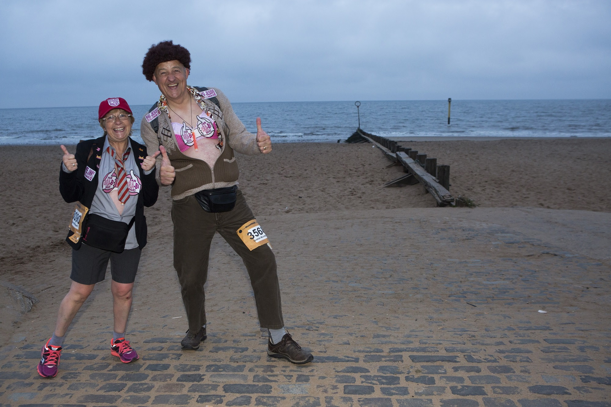 Couple Put The Fun Into Fundraising At The Moonwalk Scotland