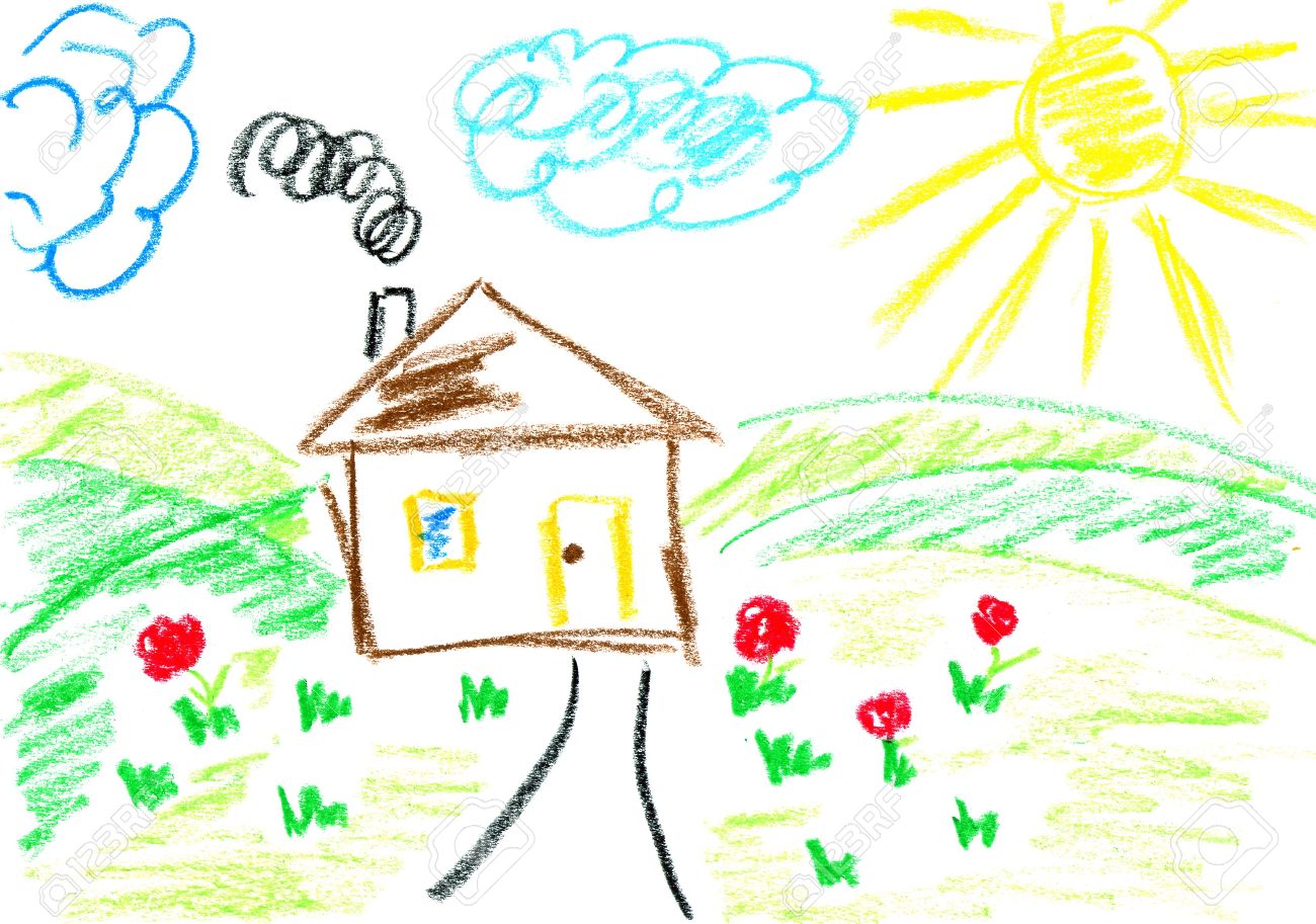 Home Drawing For Kids - Fun Learning Kids
