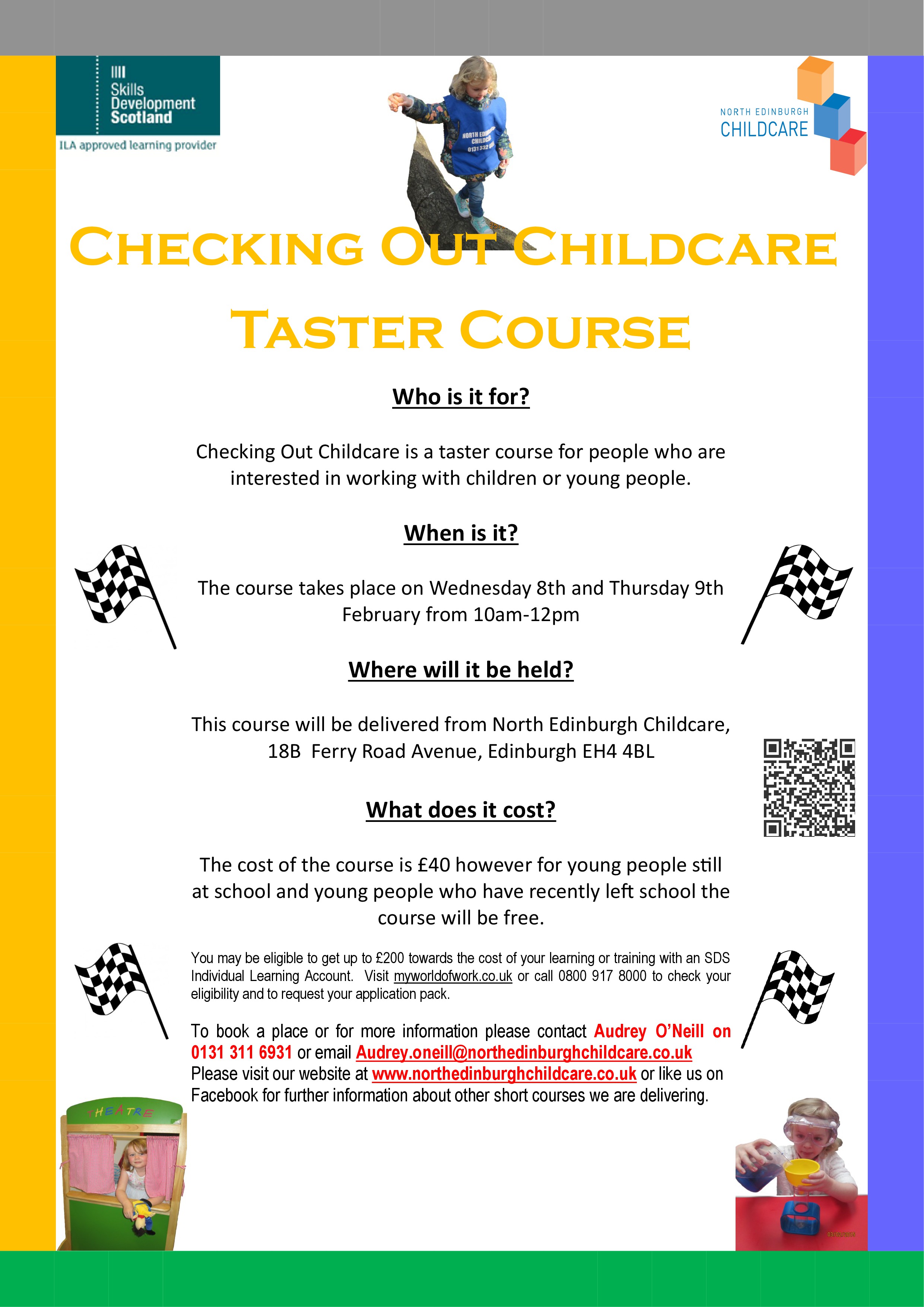 Checking out Childcare February taster course The NEN North