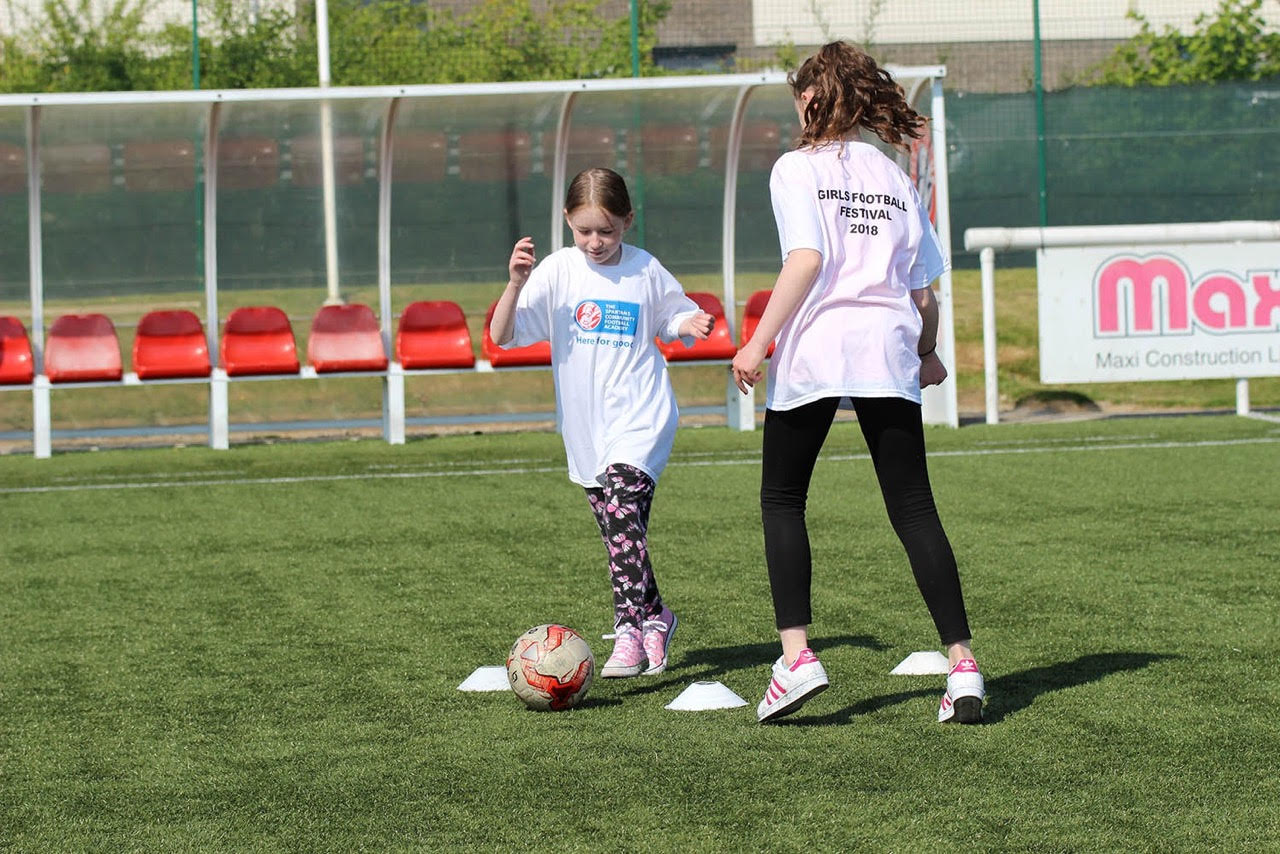 Spartans stage annual Girls’ Football Festival
