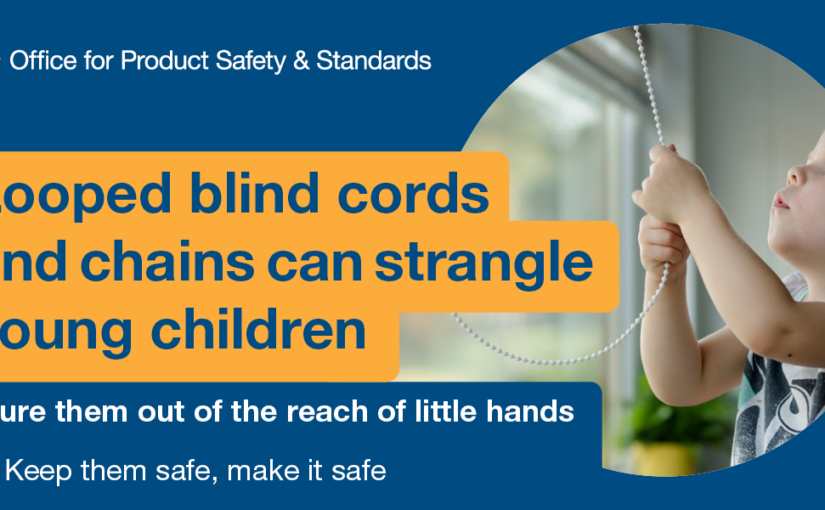 Thousands of children’s homes could have potentially-deadly blind cords, RoSPA research shows