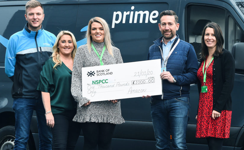 NSPCC Scotland receives boost from Amazon team