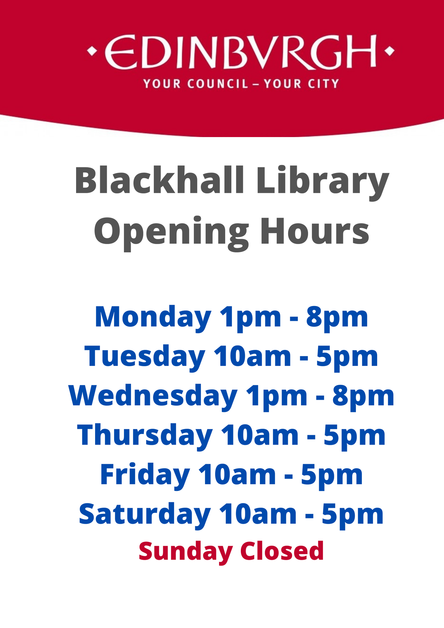 Blackhall Library opening hours extended – The NEN – North Edinburgh News