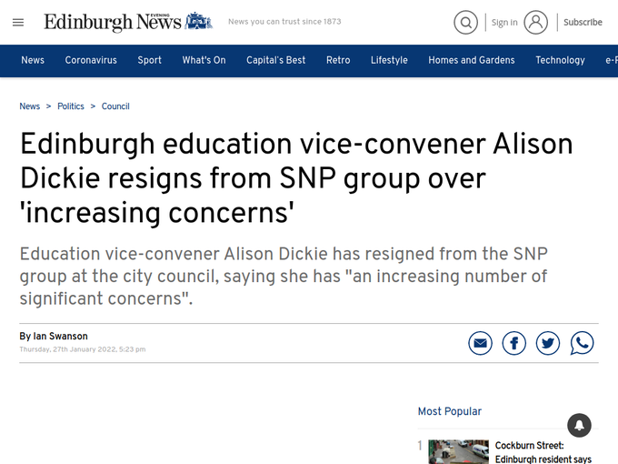 Alison-dickie-resigns – The NEN – North Edinburgh News