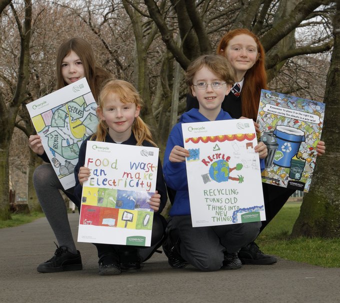 Kids Recycling Poster