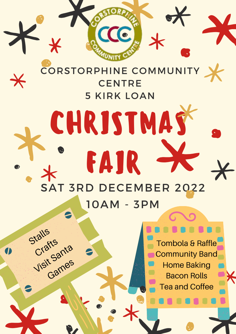 TODAY: Corstorphine Community Centre’s Christmas Fair – The NEN – North ...