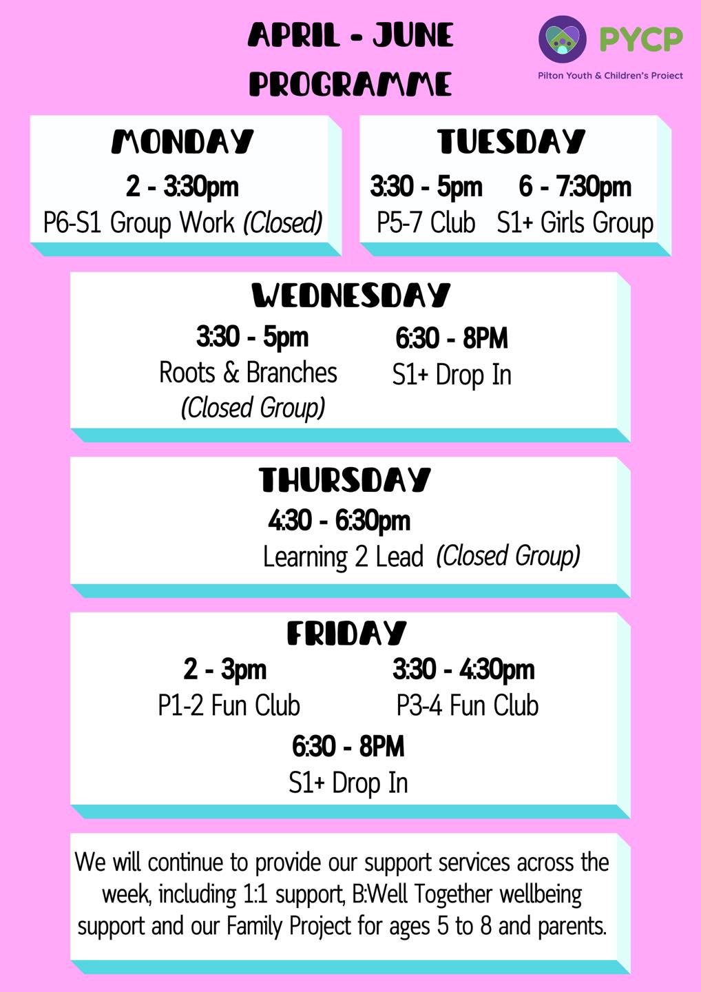 Pilton Youth & Children’s Project: New programme starts next week – The ...