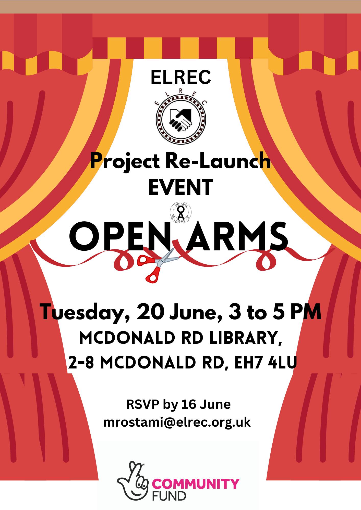 ELREC: Open Arms project relaunch – The NEN – North Edinburgh News