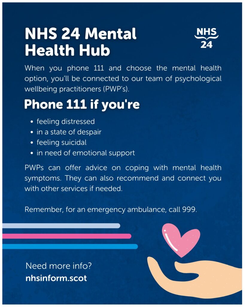 NHS 24 Mental Health Hub – The NEN – North Edinburgh News