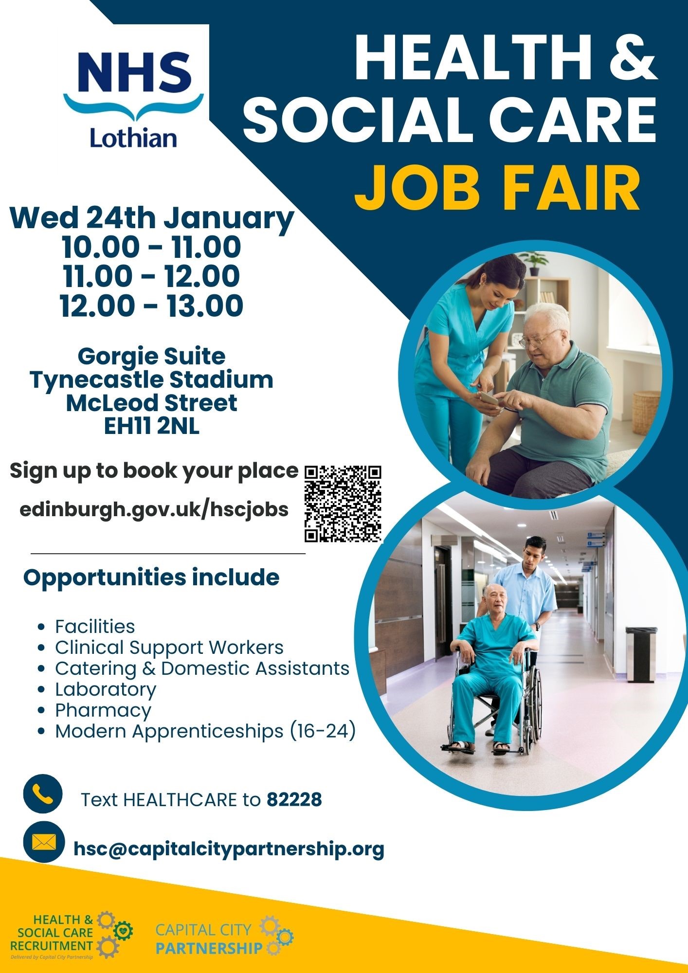 NHS Health Social Care Job Fair The NEN North Edinburgh News