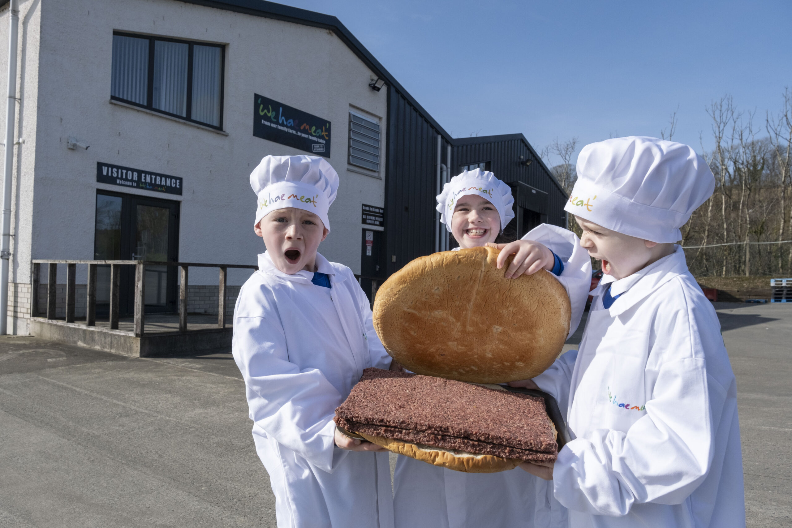 Butcher reveals ‘world’s largest’ square sausage slice to mark first