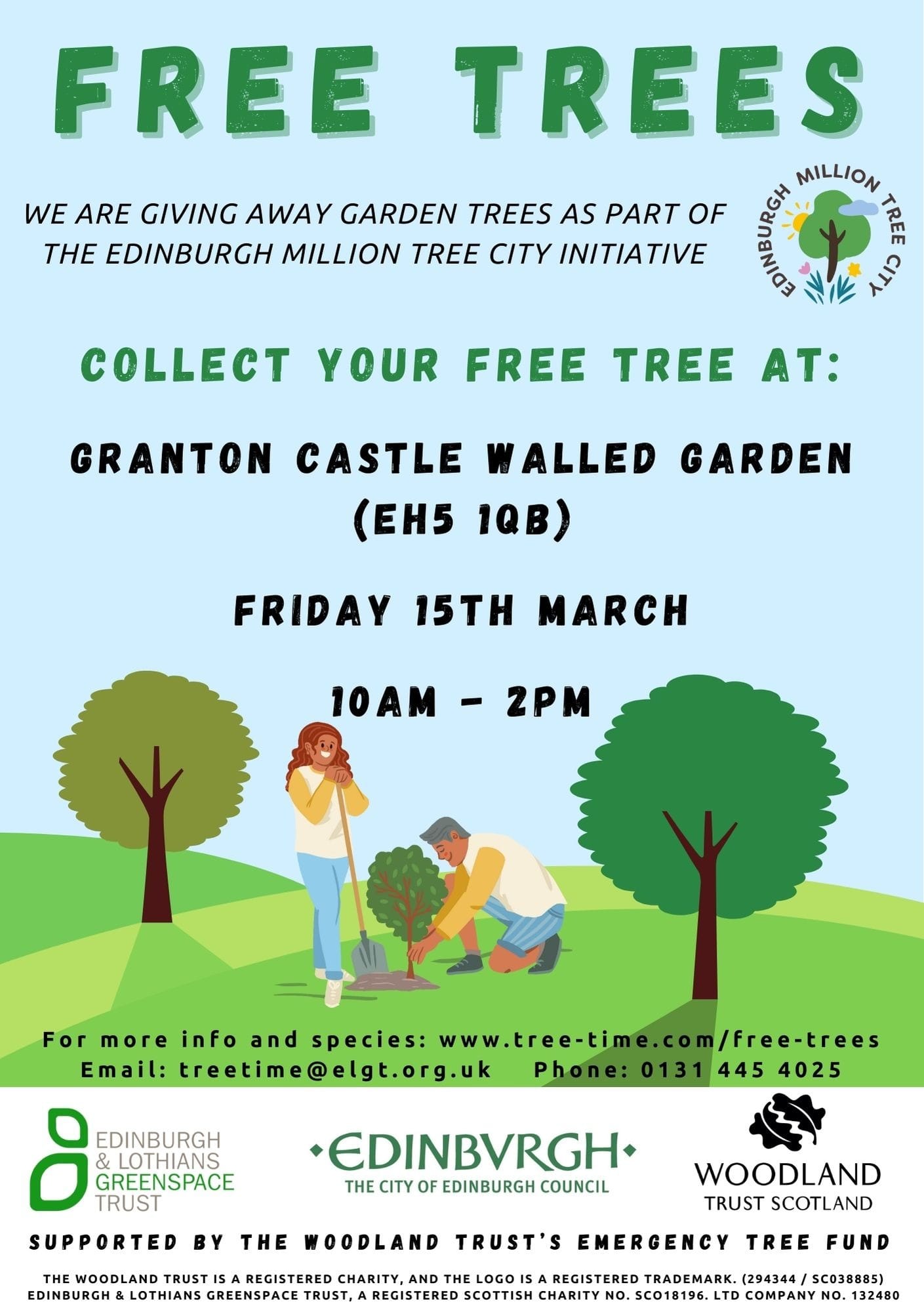 Free Trees at Granton Castle Walled Garden – The NEN – North Edinburgh News