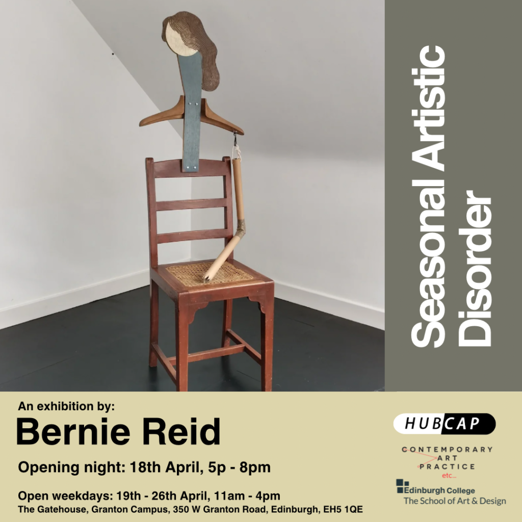 Seasonal Artistic Disorder: Bernie Reid exhibition at hubCAP Gallery ...