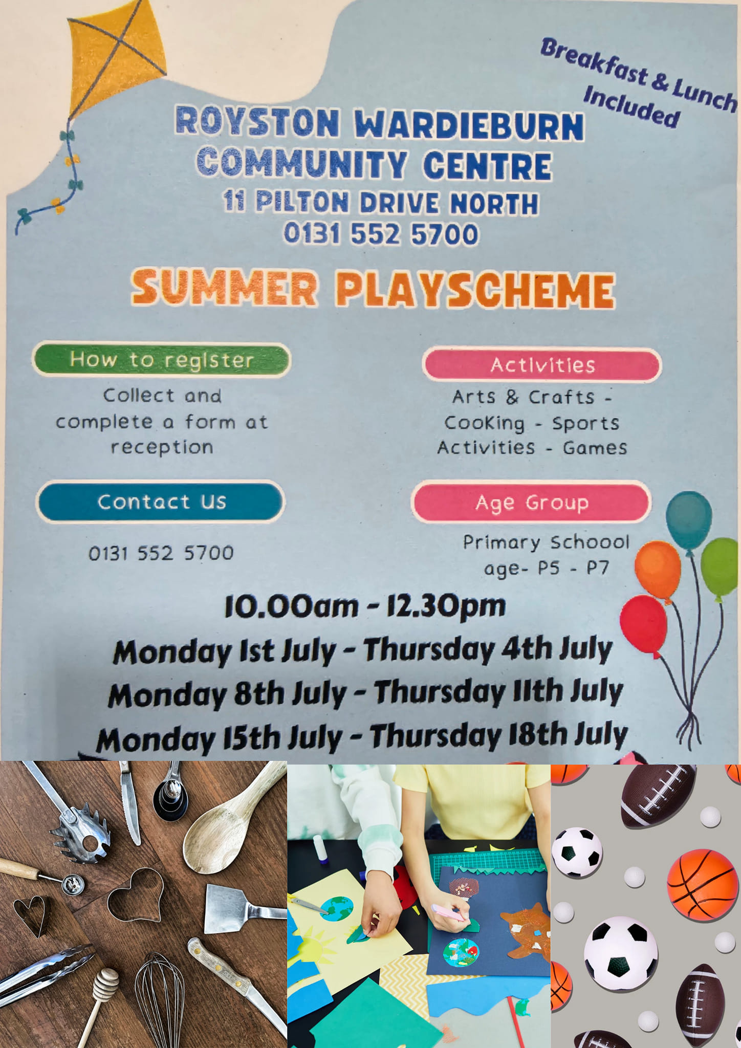 Summer Playscheme at Royston Wardieburn Community Centre – The NEN ...