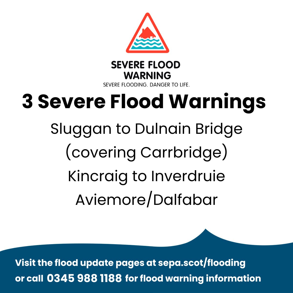 Severe Flood Warnings issued