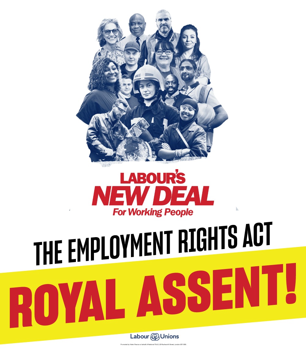 TUC: Employment Rights Act passing is a “landmark day for millions of ...