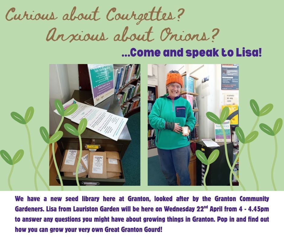 Granton Library: Growing things in Granton session with Lisa – The NEN ...